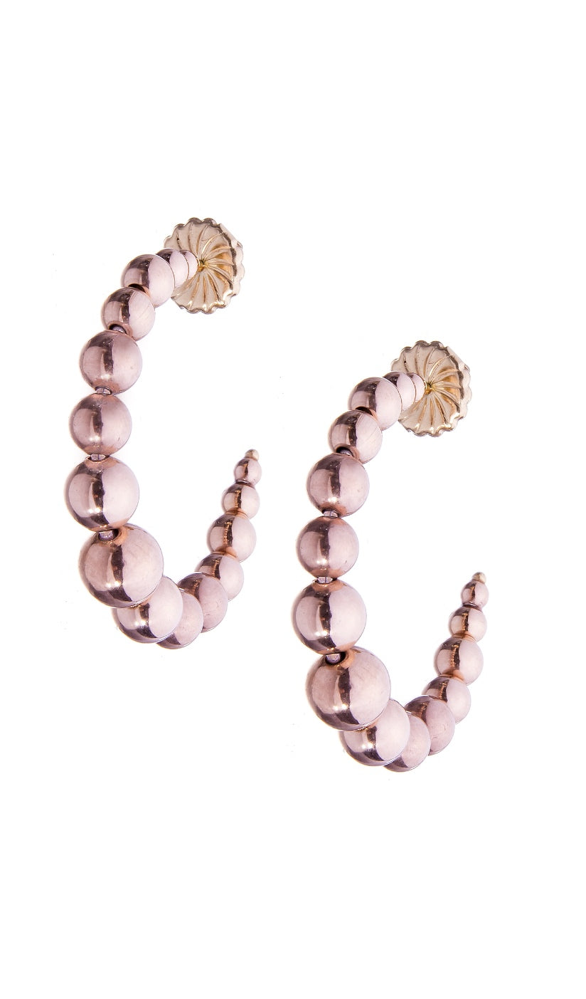 Beaded Hoops